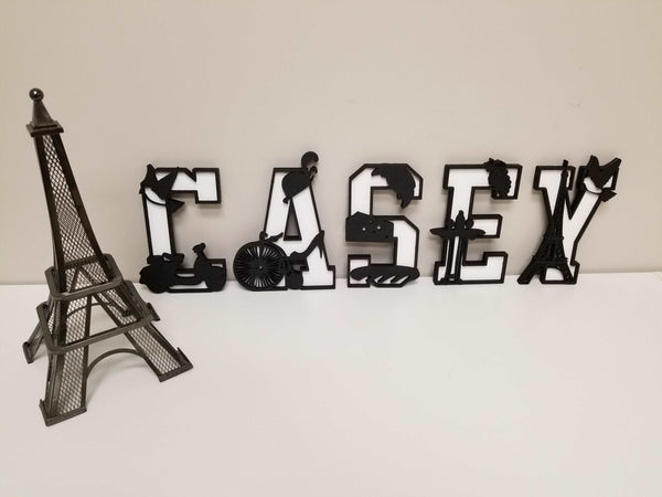 Paris Inspired Alphabet