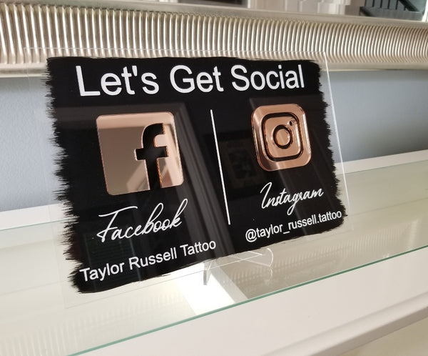 Let's Get Social Sign