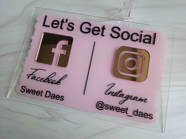 Let's Get Social Sign